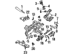 1995 Lincoln Continental Trunk Latch Diagram - XF3Z5443200AA