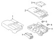 2022 Lincoln Corsair Seat Cushion Diagram - LJ7Z-7863841-A