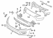 Ford Transit Connect Bumper Diagram - KT1Z-17757-SP