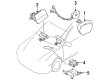 Mercury Tracer Air Bag Diagram - F8CZ-54044A74-AAA