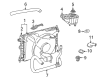 Ford Crown Victoria Radiator Hose Diagram - 3W7Z-8286-EA