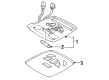 1995 Ford Probe Headlight Bulb Diagram - F32Z13466G