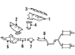 Lincoln Continental Exhaust Manifold Diagram - F8OZ9431CA