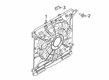 Ford Explorer Cooling Fan Assembly Diagram - L1MZ-8C607-C