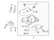 2012 Lincoln MKX Exhaust Manifold Gasket Diagram - DG1Z-9448-A