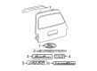 Ford Expedition Emblem Diagram - 2L1Z-7842528-ABB