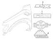 2020 Ford Expedition Emblem Diagram - LL1Z-16720-A