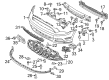 Ford Mustang Grille Diagram - DR3Z-17K945-AB