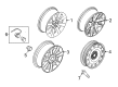 2013 Ford Flex Spare Wheel Diagram - DA8Z-1007-A