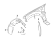 2002 Mercury Mountaineer Wheelhouse Diagram - 2L2Z-16103-AA