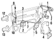 Lincoln Rear Passenger Door Handle Latch Diagram - 9W1Z-5426412-A