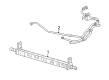 2004 Ford Taurus Power Steering Cooler Diagram - F8DZ-3F749-DA