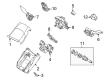 Ford Ignition Lock Cylinder Diagram - 9T1Z-3F527-A