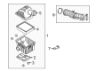 2009 Ford Ranger Air Duct Diagram - 4L5Z-9B659-BA