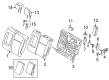 2018 Ford EcoSport Seat Cover Diagram - GN1Z-5866601-CA