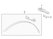 2010 Ford Edge TPMS Sensor Diagram - 6F2Z-1A193-J