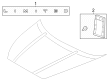 2021 Ford F-150 Emblem Diagram - ML3Z-5842528-B