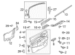 2019 Ford Escape Door Latch Assembly Diagram - BF6Z-5426413-B