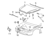 1998 Ford Taurus Hood Cable Diagram - YF1Z-16916-AA