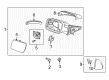 Ford Explorer Mirror Cover Diagram - BB5Z-17D743-AA