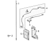 2009 Mercury Mountaineer Antenna Base Diagram - 1L2Z-18922-BA