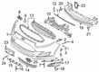 2016 Ford Fiesta Bumper Diagram - D2BZ-17757-A