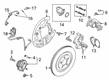 2023 Ford Explorer Brake Dust Shields Diagram - L1MZ-2C028-B