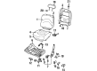 1995 Mercury Grand Marquis Seat Cushion Diagram - F6AZ-54632A23-CA