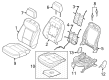 2023 Ford F-150 Lightning Seat Cover Diagram - NL3Z-1664417-GA