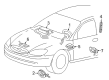 Mercury Air Bag Sensor Diagram - YF1Z-14B006-AA