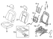 2023 Ford F-150 Seat Cover Diagram - NL3Z-1564417-CA