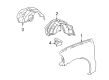 Ford Excursion Wheelhouse Diagram - 3C7Z-16102-AA
