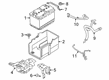 2022 Lincoln Corsair Battery Tray Diagram - JX6Z-10718-A