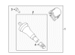 2024 Ford Expedition TPMS Sensor Diagram - PR3Z-1A189-A