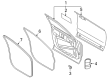 2022 Ford Bronco Sport Weather Strip Diagram - M1PZ-7820530-A