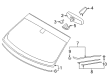 Lincoln Windshield Diagram - GD9Z-5403100-A