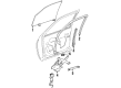 2002 Lincoln Continental Window Run Diagram - XF3Z-5421596-AA