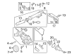 Ford Bronco Water Pump Diagram - MB3Z-8501-A