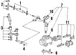 2000 Ford Crown Victoria Rack And Pinion Diagram - XW7Z-3504-ABRM