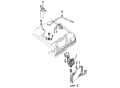 1994 Ford Tempo A/C Condenser Diagram - F43Z19712A