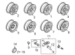 2023 Ford F-150 Spare Wheel Diagram - ML3Z-1007-P