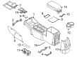 Ford Maverick Cup Holder Diagram - NZ6Z-26045A76-AB