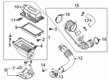 Ford Explorer Air Intake Coupling Diagram - M1MZ-9A624-B