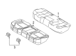 Ford Special Service Police Sedan Seat Cushion Diagram - DG1Z-54600A88-A