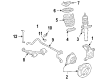 2004 Mercury Monterey Shock Absorber Diagram - 3F2Z-18124-AA