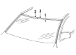 Ford Thunderbird Windshield Diagram - FOSZ-6303100-A