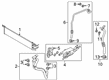 Lincoln Corsair Automatic Transmission Oil Cooler Line Diagram - LX6Z-7R081-A