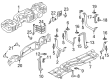 Ford F-350 Super Duty Fuel Tank Strap Diagram - HC3Z-9054-H