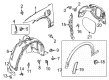 2022 Ford Mustang Mach-E Wheelhouse Diagram - LJ8Z-16102-A