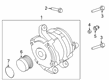 2021 Ford Bronco Sport Alternator Pulley Diagram - JX6Z-10344-A